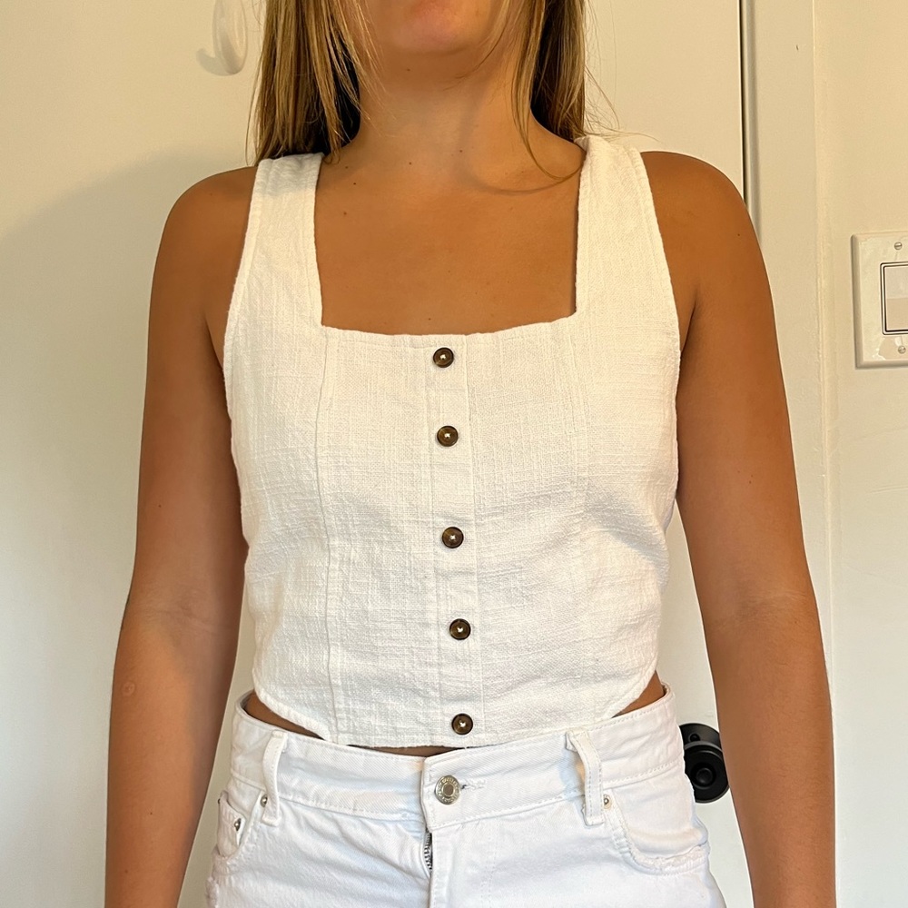 White Billabong Tank Top